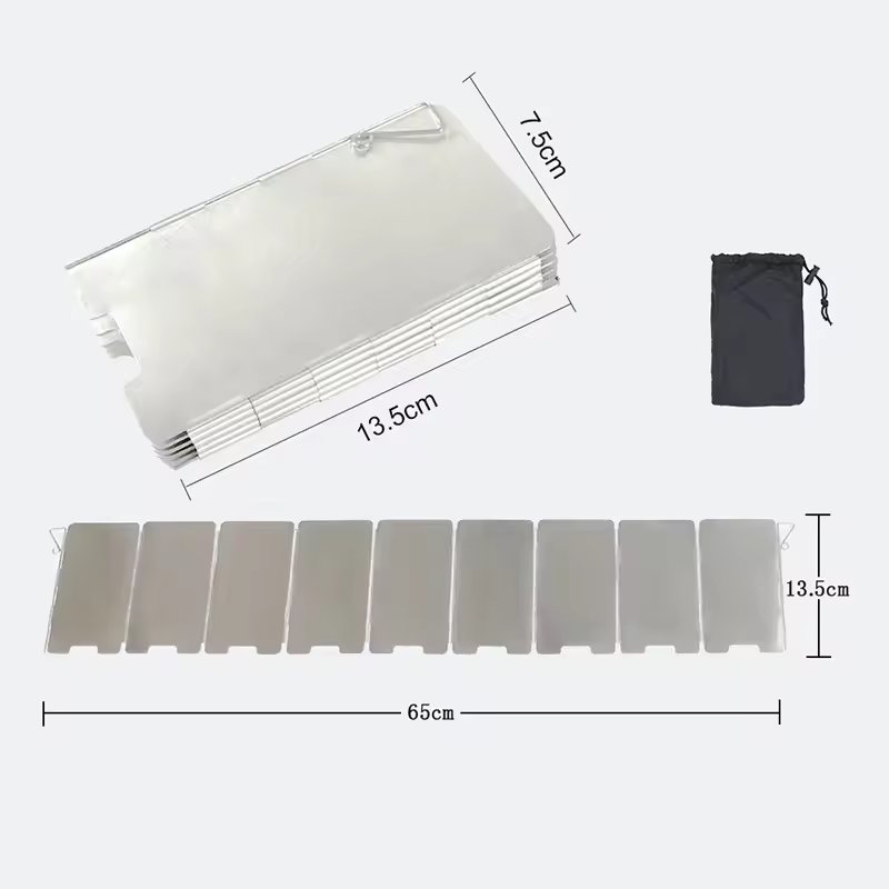 Outdoor Camping Heater For Tent - Outdoor Stove Wind Shield Camping Windscreen
