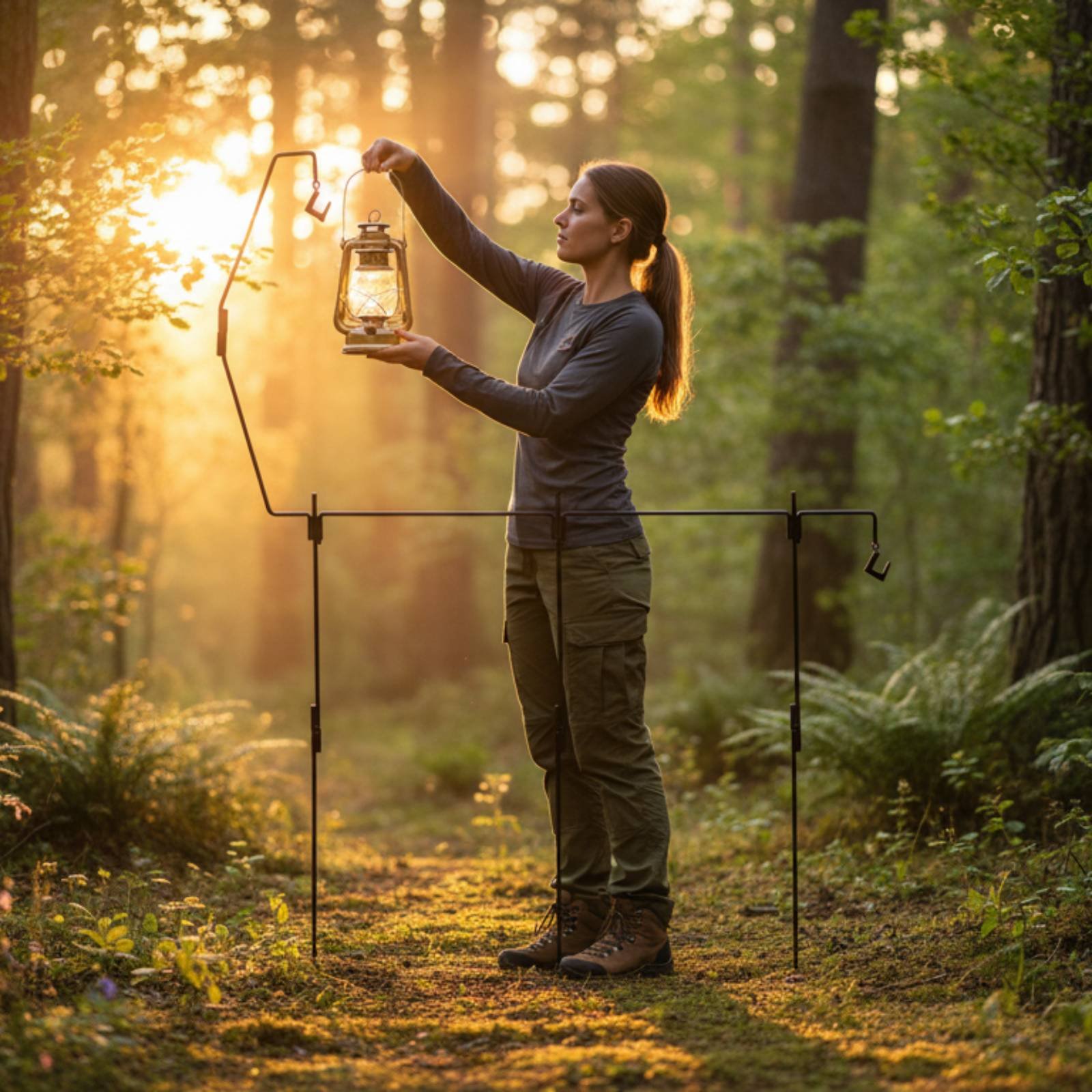 Kitchen Outdoor Camping - Camping Lantern Stand Detachable Camping Light