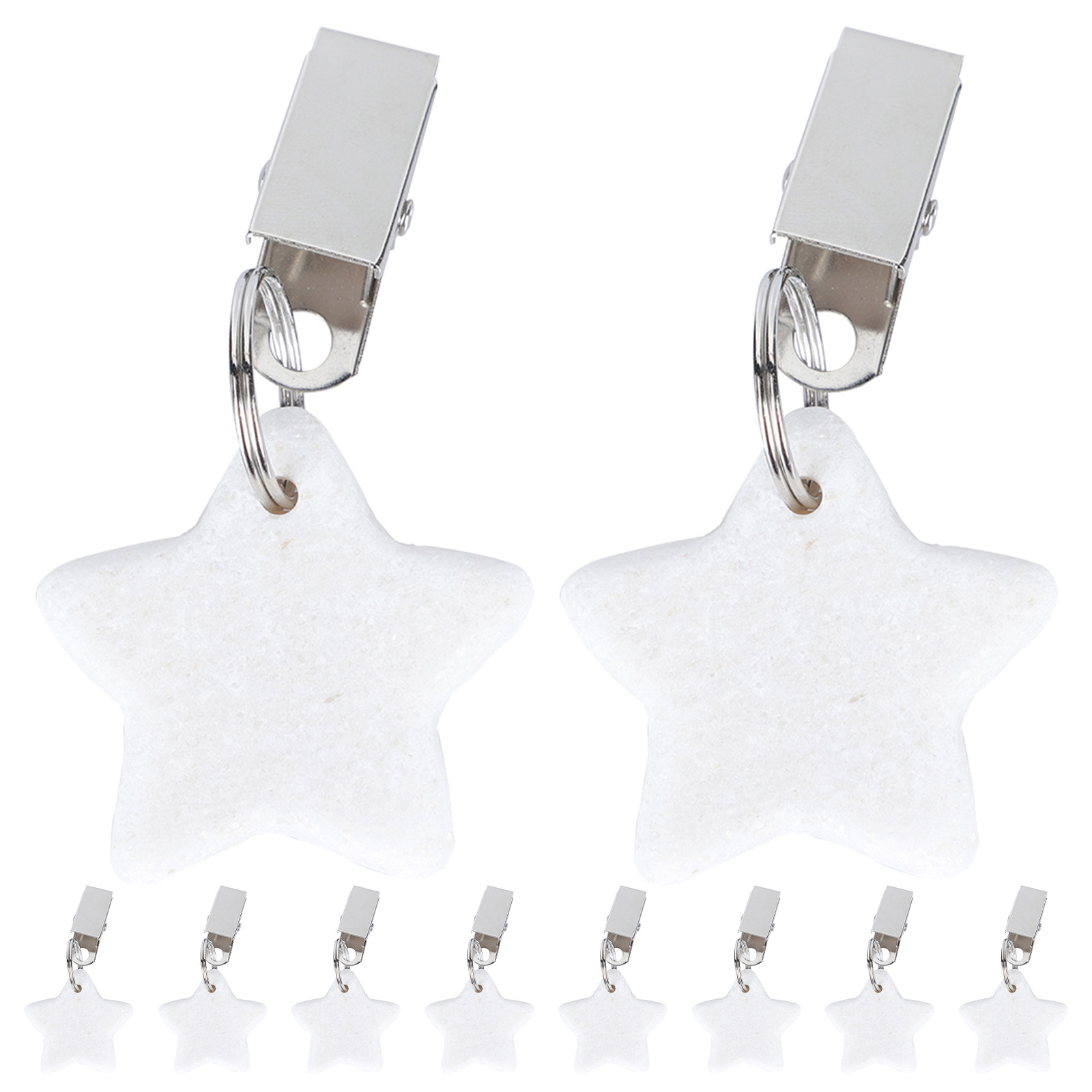 Outdoor Camping Bbq - 10Pcs Star Tablecloth Weight Clips Windproof