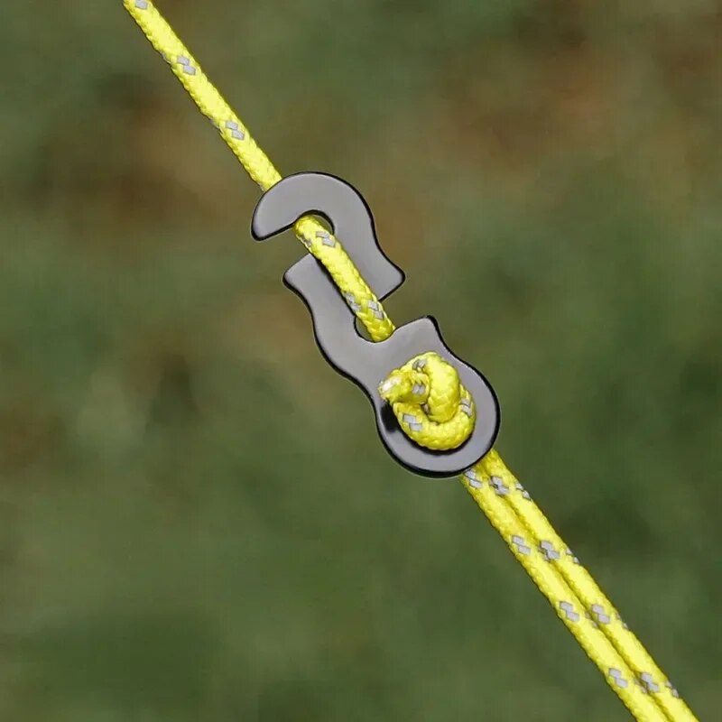 Outdoor Camping Extension Cord - 10pcs Adjustable Camping Tent Cord Rope