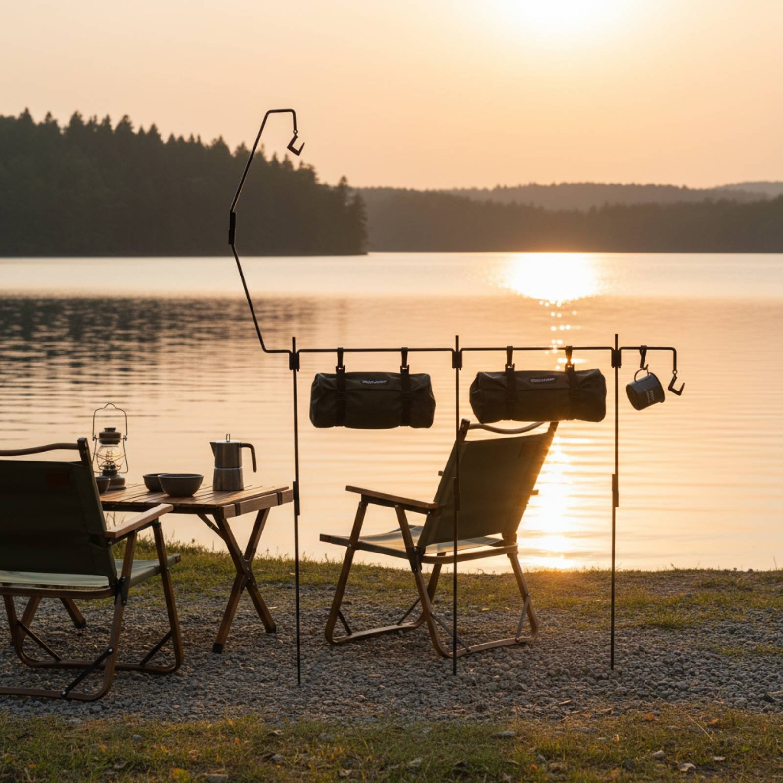 Kitchen Outdoor Camping - Camping Lantern Stand Easy to Assemble