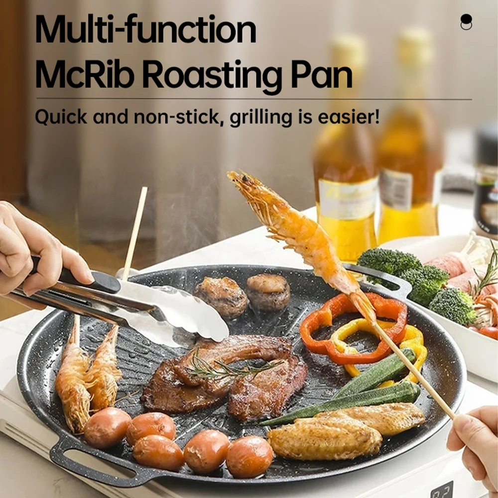 34CM Outdoor BBQ Grill Pan Non - Kitchen Outdoor Camping recension och pris