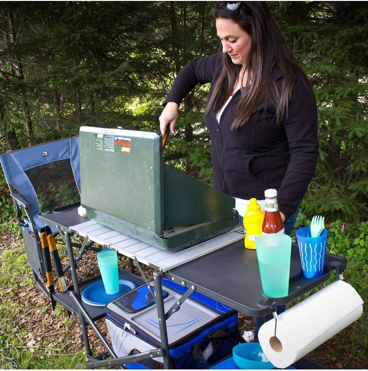Slim Fold Portable Camping Kit - Kitchen Outdoor Camping recension och pris