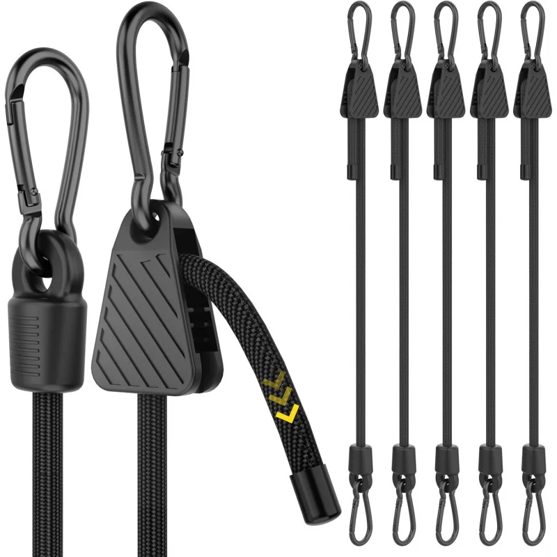 1-6PCS Adjustable Bungee Cord  - Outdoor Camping Extension Cord recension och pris