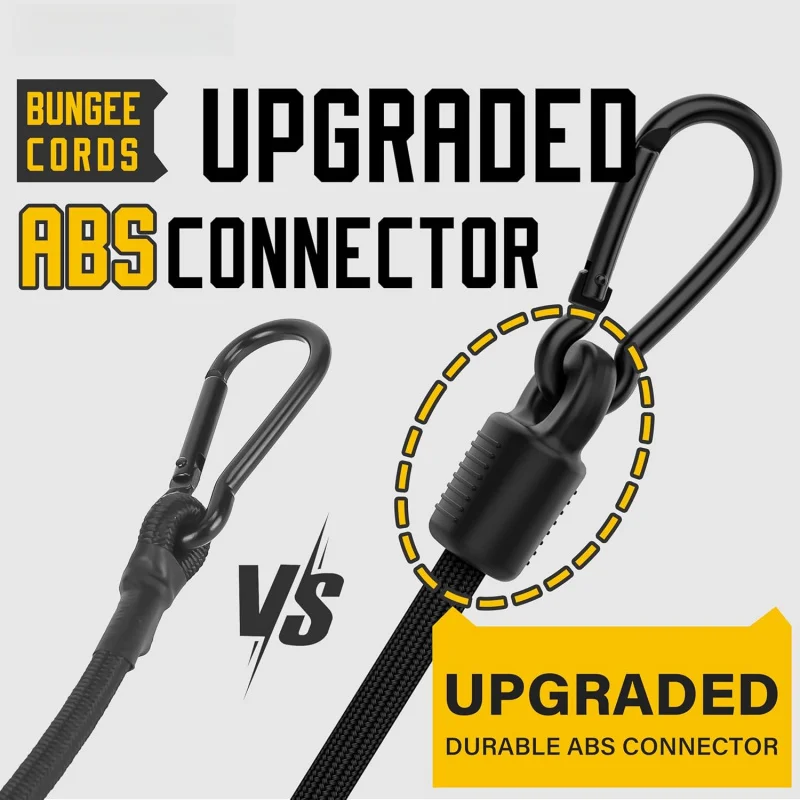 1-6PCS Adjustable Bungee Cord  - Outdoor Camping Extension Cord recension och pris