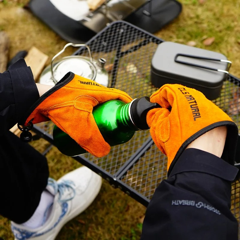 Heat Resistant BBQ Gloves Cowh - Outdoor Camping Bbq recension och pris