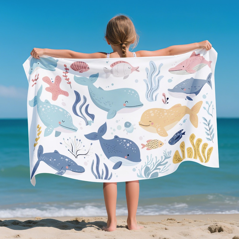 Cartoon Pattern Beach Towel Ki - Outdoor Camping Mat recension och pris