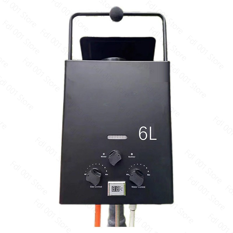 6L Portable Tankless Gas Water - Outdoor Camping Water Heater recension och pris