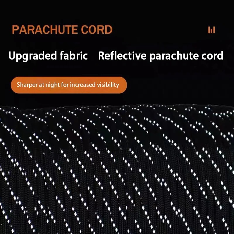 Reflective Paracord 550 Milita - Outdoor Camping Extension Cord recension och pris