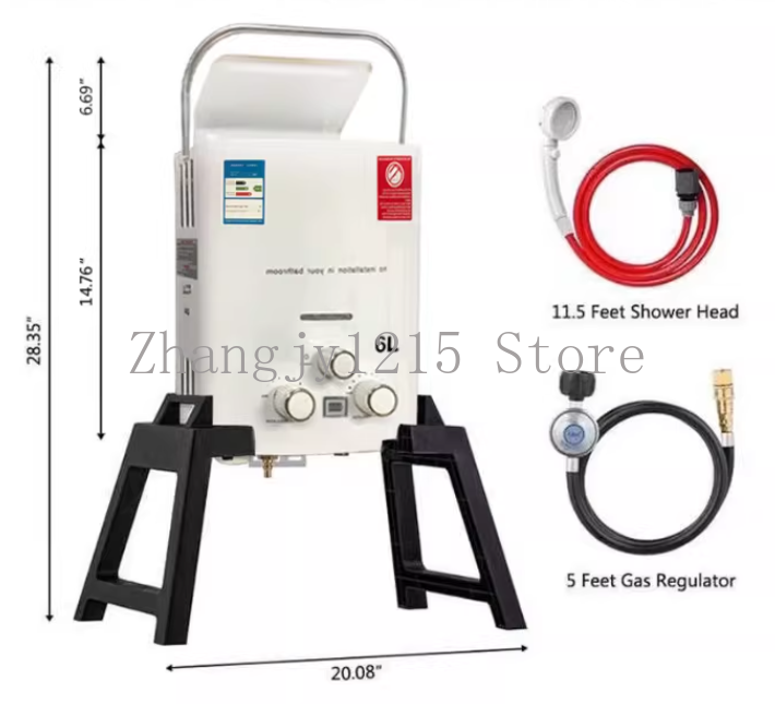 Propane LPG  Gas Tankless Wate - Outdoor Camping Water Heater recension och pris