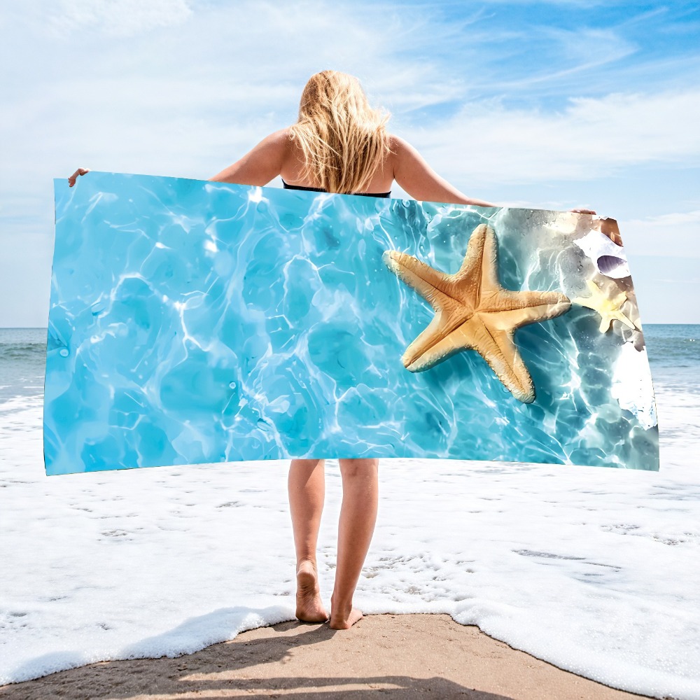 27.5x55inch Blue Ocean Jellyfi - Camp Towel Microfiber recension och pris