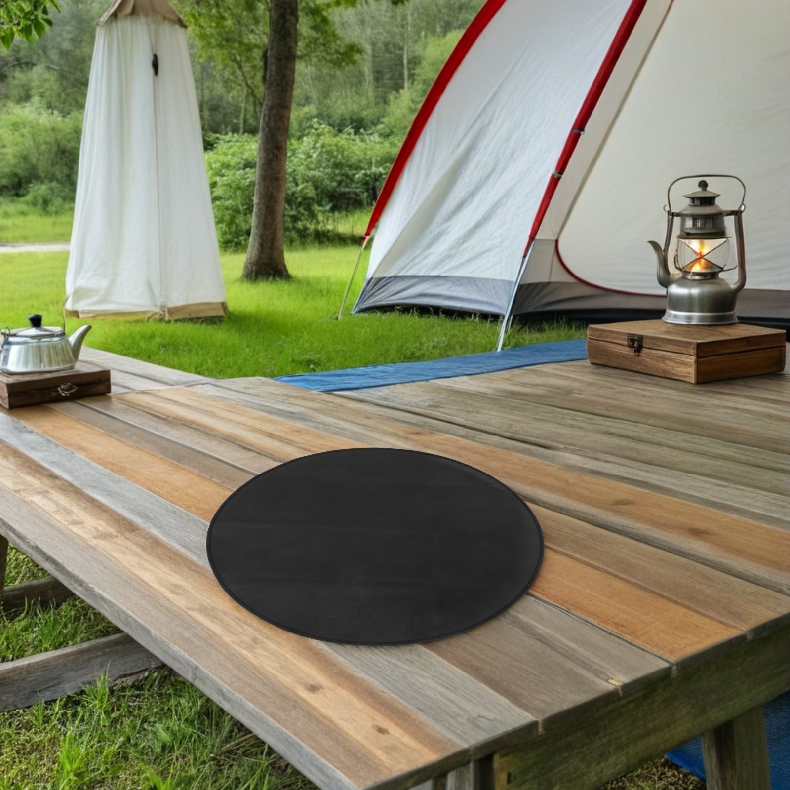 Fireproof Round Bbq Mat 24 Inc - Outdoor Camping Mat recension och pris