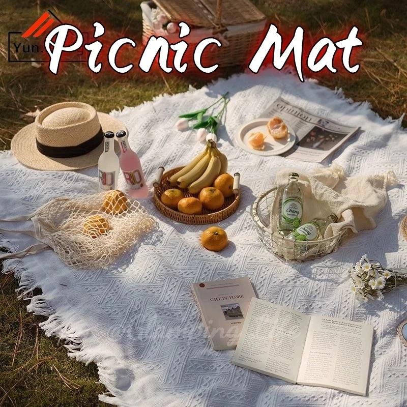 【CC】Picnic Blanket Camping Bla - Outdoor Camping Mat recension och pris