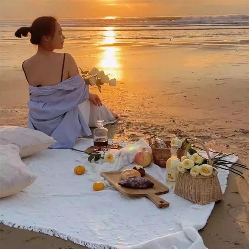 【CC】Picnic Blanket Camping Bla - Outdoor Camping Mat recension och pris