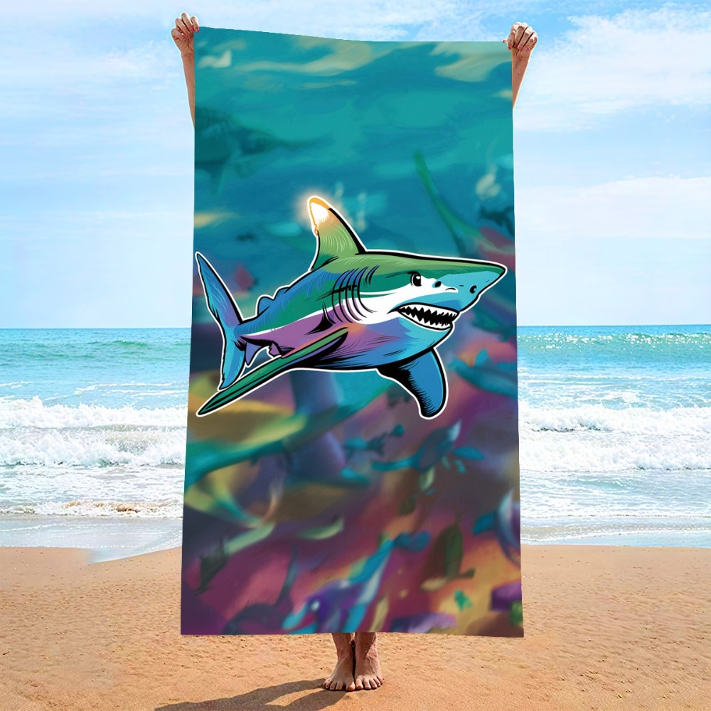 Colorful Sea Turtle Beach Towe - Camp Towel Microfiber recension och pris