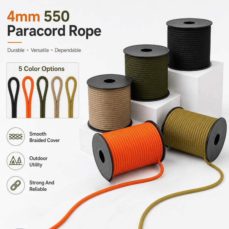 10-50Meters Meetee 4mm 550 Par - Outdoor Camping Extension Cord recension och pris