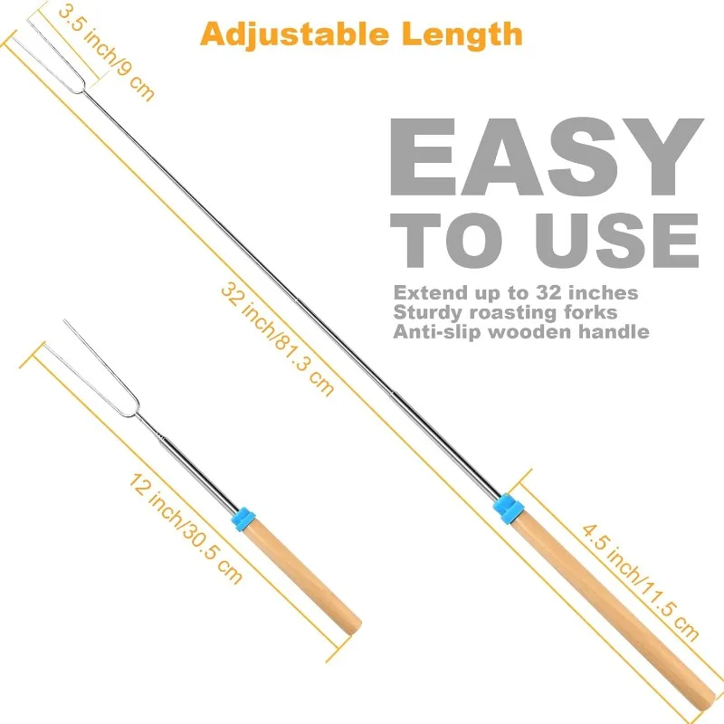 Stainless Steel Extendable Lon - Kitchen Outdoor Camping recension och pris
