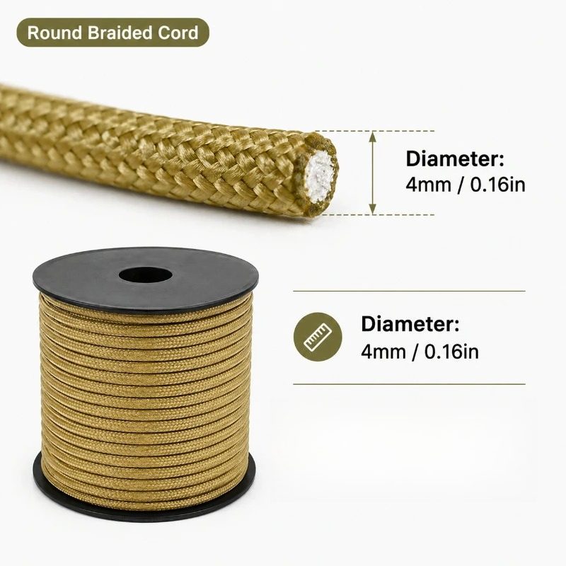 30/50/100M 4mm 550 Paracord Ro - Outdoor Camping Extension Cord recension och pris