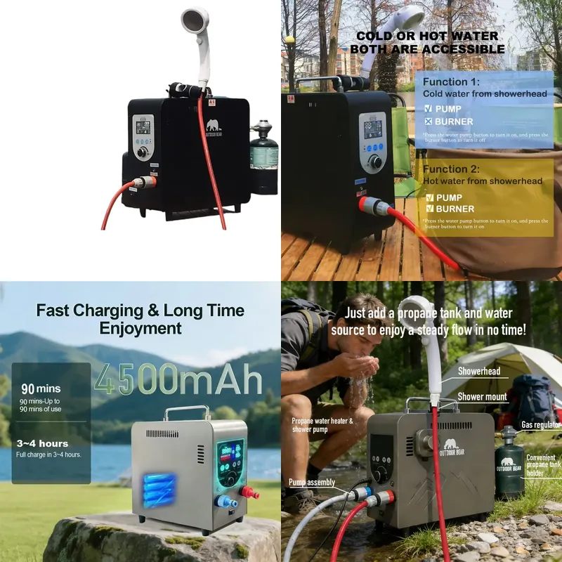 Outdoor Camping Heating Portab - Outdoor Camping Water Heater recension och pris