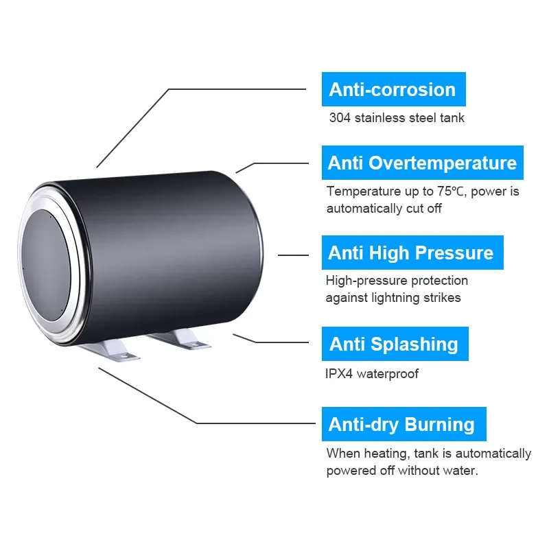 304 Stainless Steel Electric W - Outdoor Camping Water Heater recension och pris