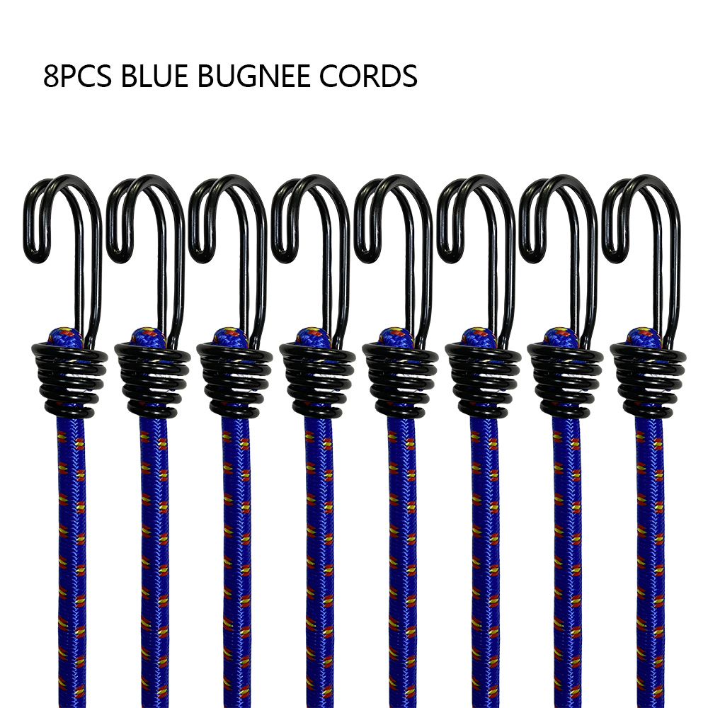 8Pcs 60cm Camping Bungee Cord  - Outdoor Camping Extension Cord recension och pris