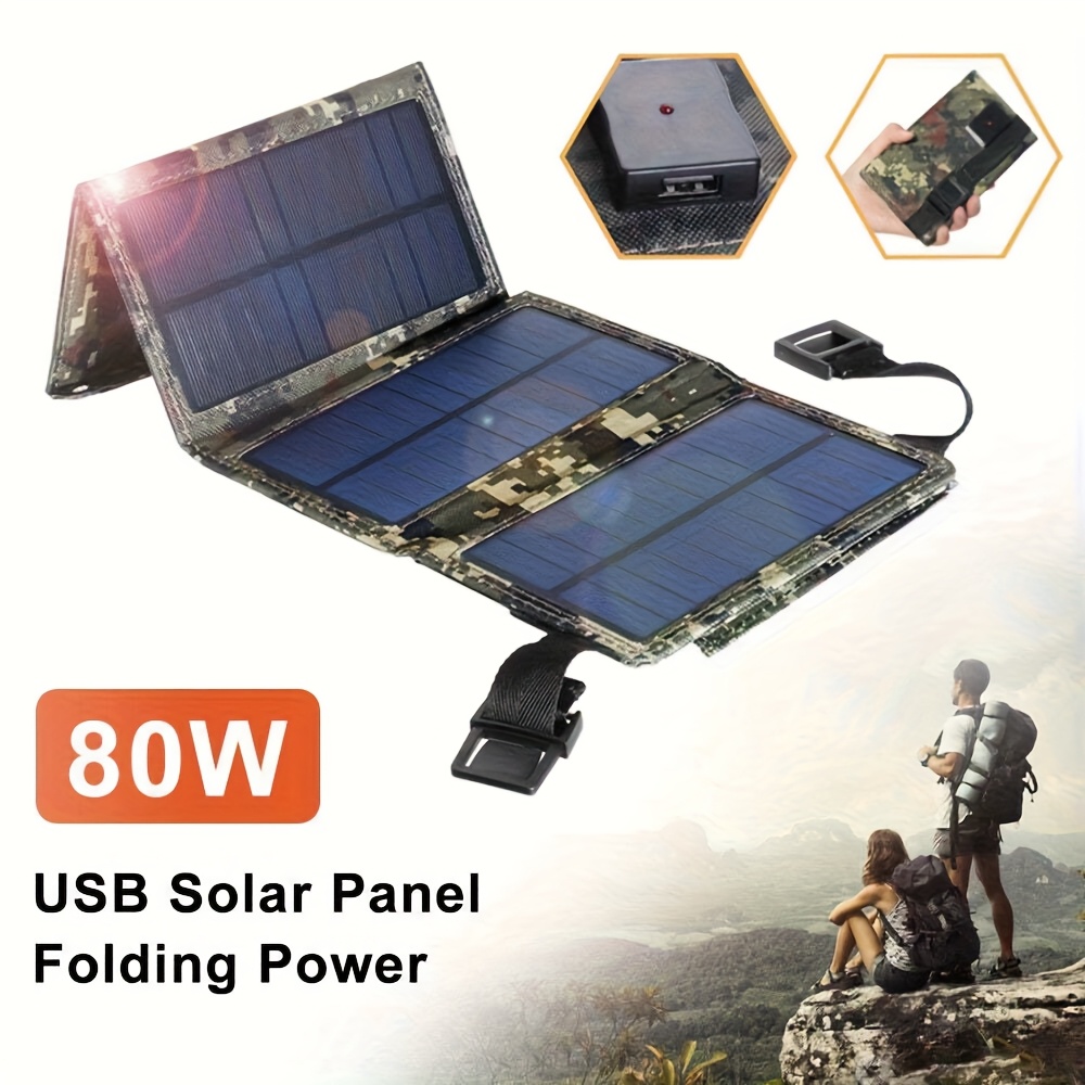 [Solar Panel] 80W Portable Fol - Outdoor Camp recension och pris