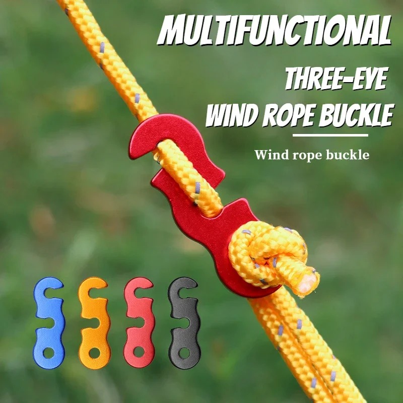Triple Eye S Shape Tent Wind R - Outdoor Camping Extension Cord recension och pris