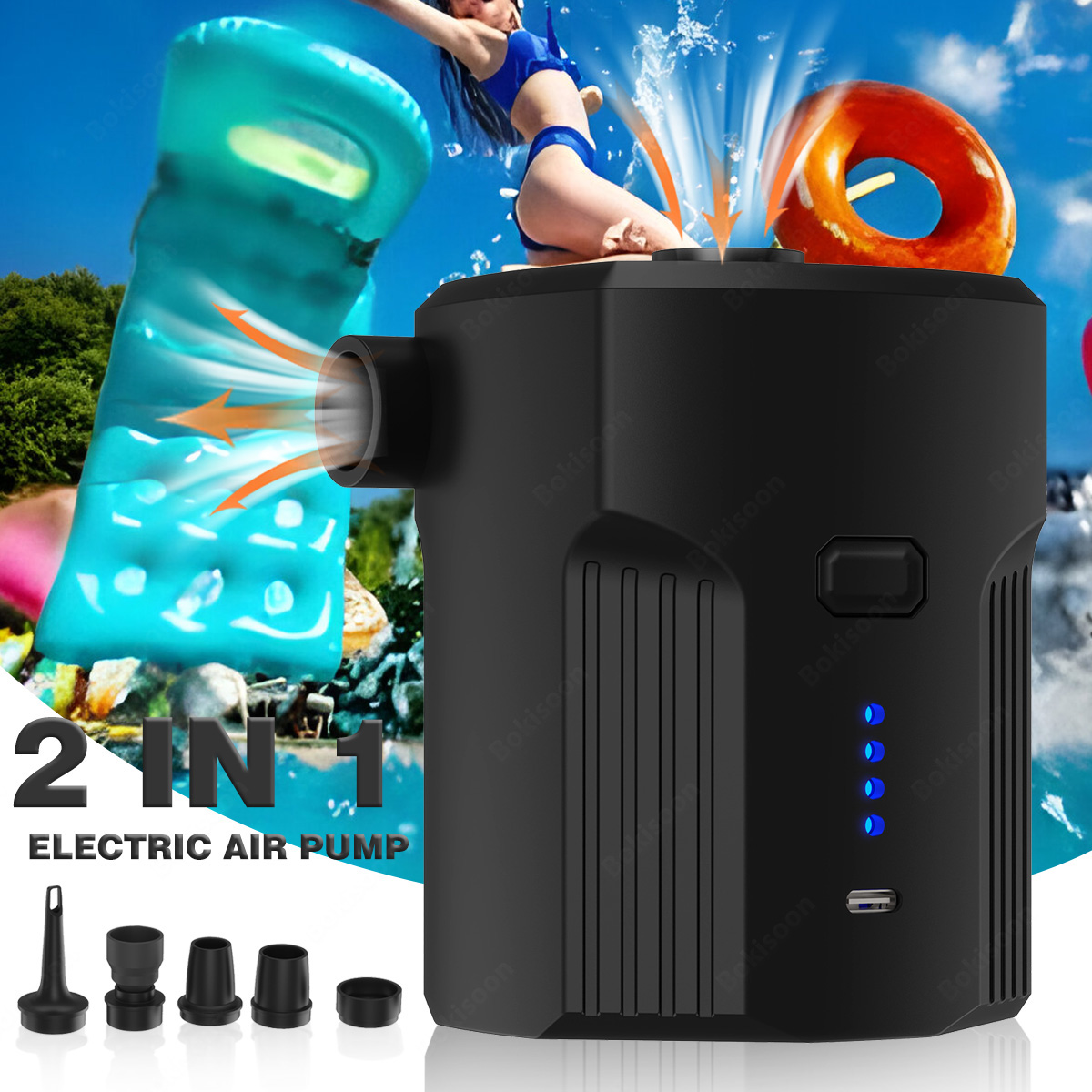Portable Electric Air Pump for - Outdoor Camping Mat recension och pris