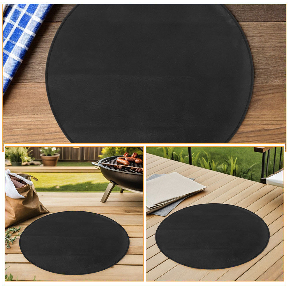 Round Fireproof Bbq Mat Heat R - Outdoor Camping Mat recension och pris
