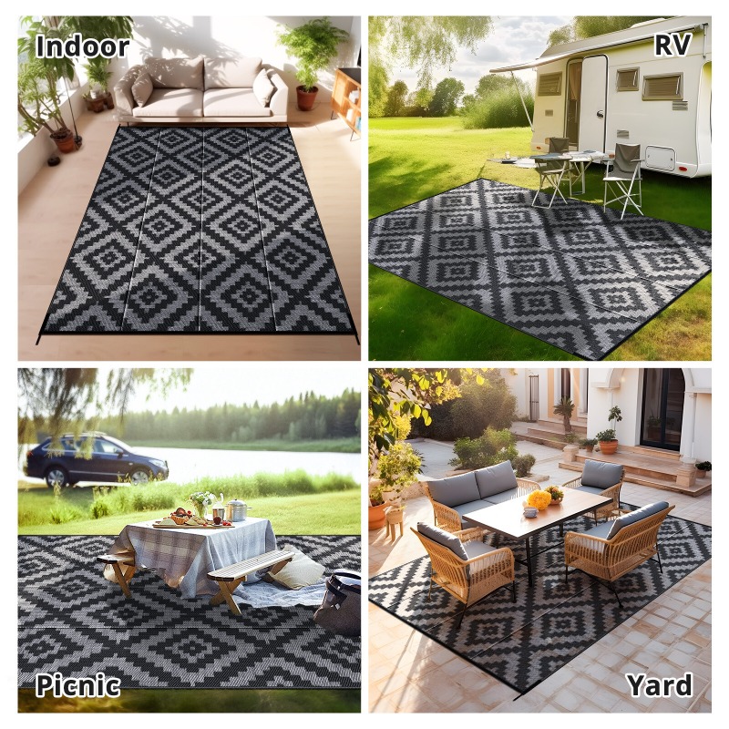 (5x8, 6x9, 9x12, 9x18) Outdoor - Outdoor Camping Rugs 9X12 recension och pris