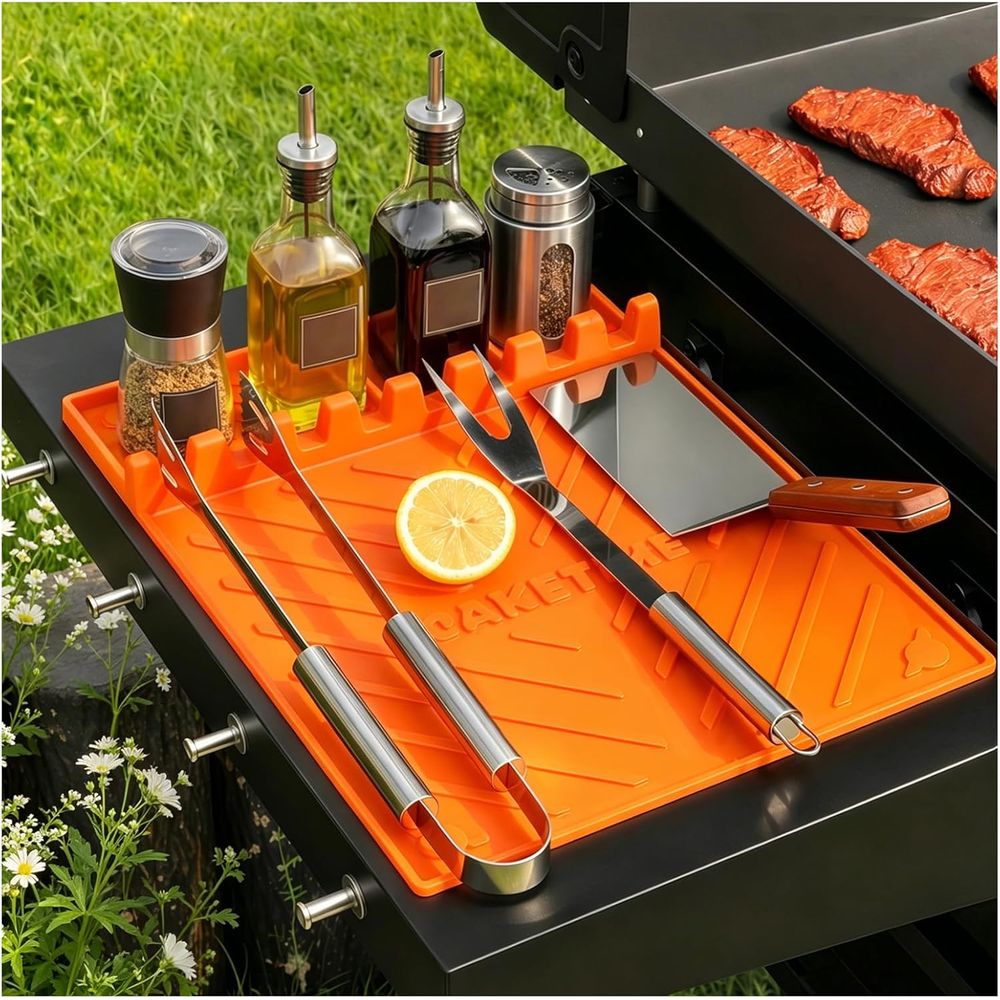 Silicone Grill Mats or Griddle - Kitchen Outdoor Camping recension och pris
