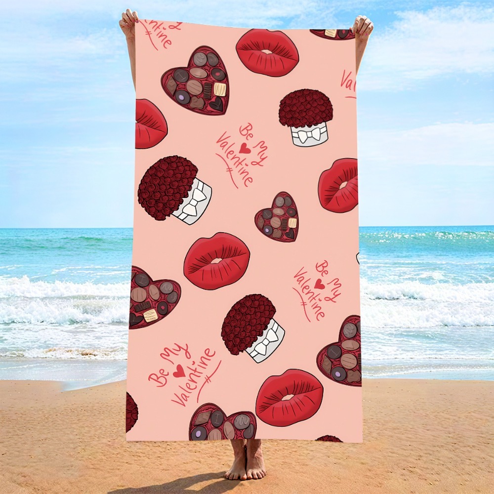 Heart Symbol Bath Towel 27x55i - Outdoor Camping Mat recension och pris