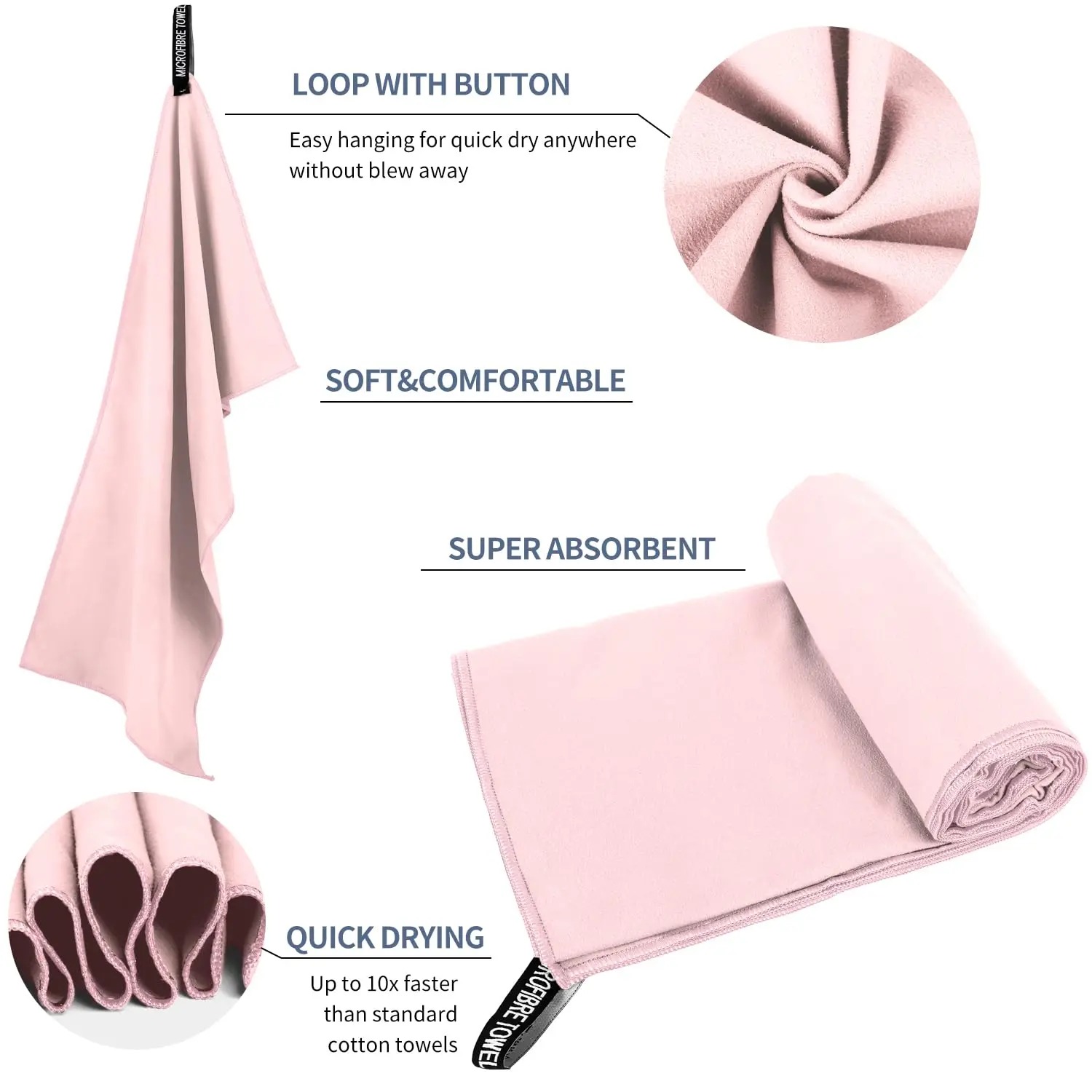 Microfiber Towel Perfect Trave - Camp Towel Microfiber recension och pris
