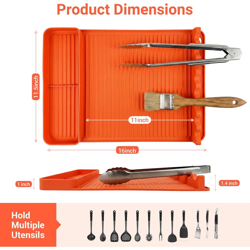 Heat Resistant Silicone Grill  - Outdoor Camping Mat recension och pris