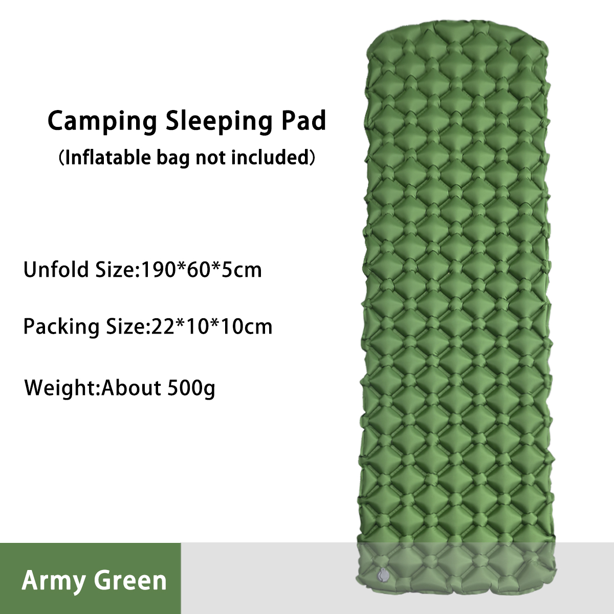 Camping Inflatable Mattress in - Outdoor Camping Mat recension och pris