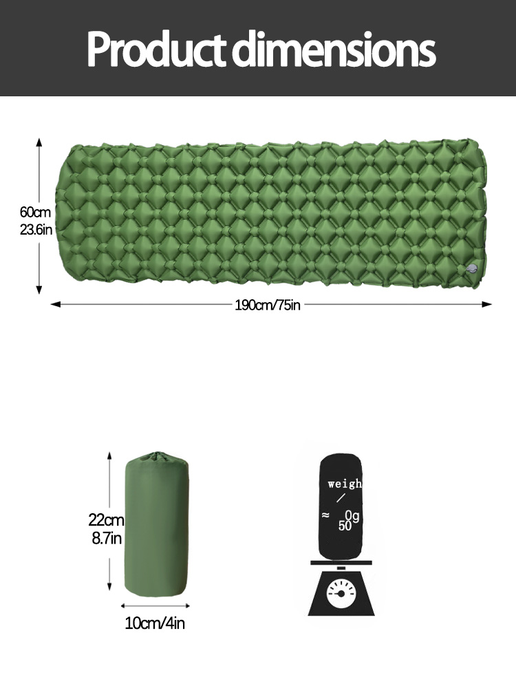 Camping Inflatable Mattress in - Outdoor Camping Mat recension och pris
